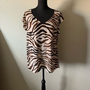 Cabi Zebra Top from 2019 Fall Collection